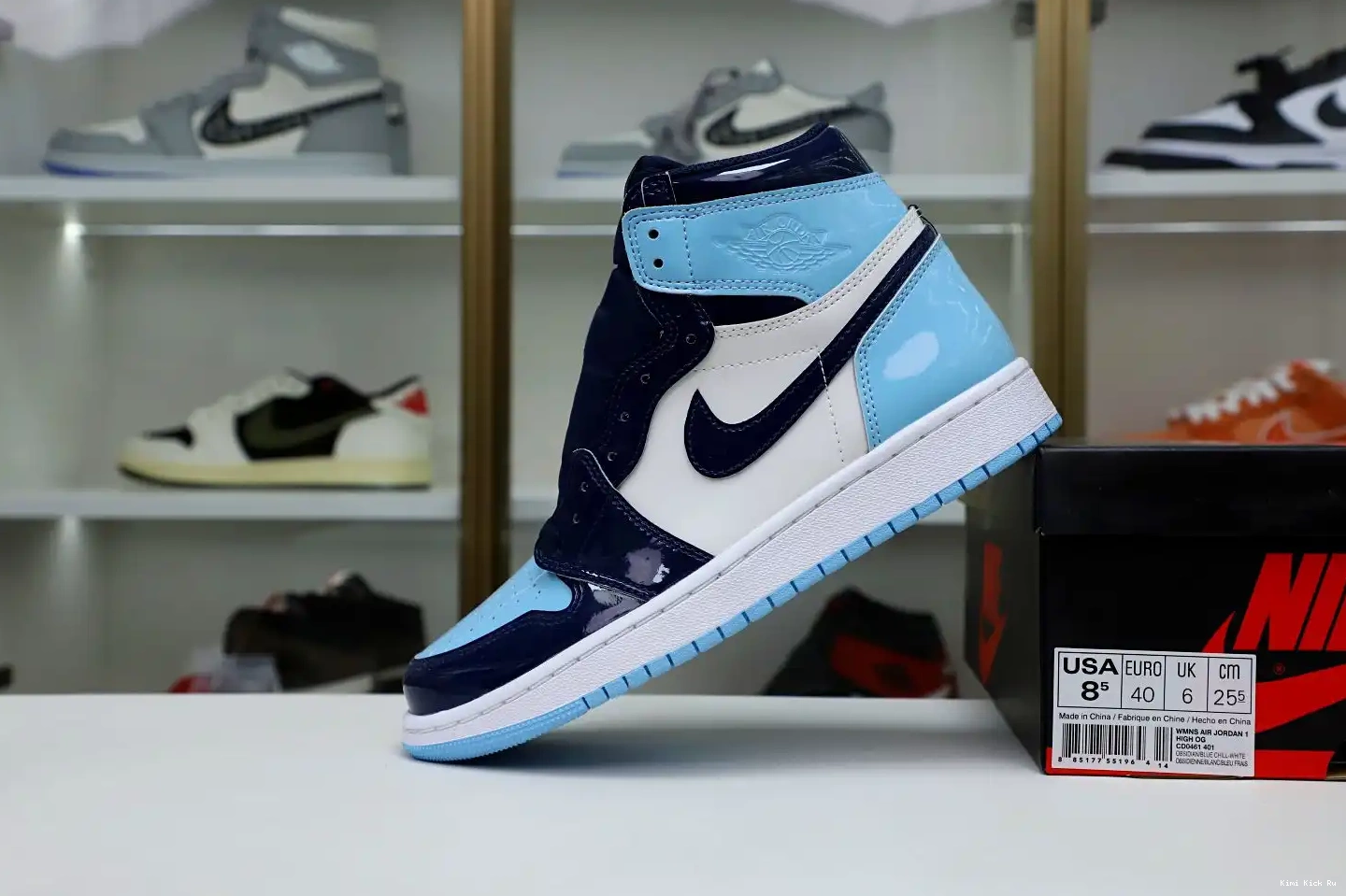 WMNS JORDAN Kimikick 1 AIR OG 'BLUE CHILL' HIGH RETRO 0823